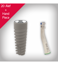 20 Alef implants + Hand piece